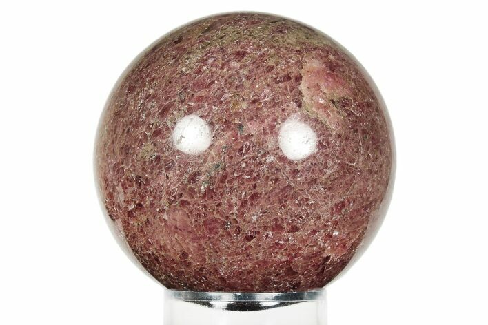 Polished Rhodonite Sphere - Madagascar #245339